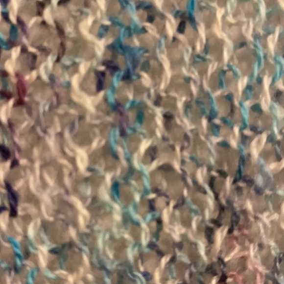 Handmade Knitted Prayer Shawl With Beads - Picture 2 of 5